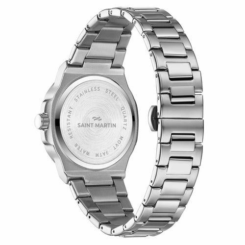 Saint Martin Monarch Series Blue Dial Stainless Steel Watch