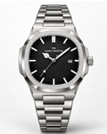 Saint Martin Monarch Series Black Dial Stainless Steel Watch